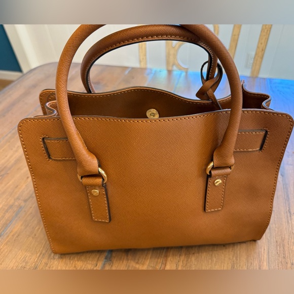 Michael Kors Hamilton Large Luggage Brown Tote - Picture 2 of 6